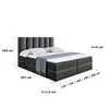 ALTDECOR Boxspringbett mit H4 Matratze und Topper - 200 x Produktbild-Vorschau 6