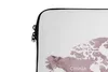 MuchoWow® Laptop Hülle 17 Zoll Laptoptasche Weltkarte - Produktbild-Vorschau 3