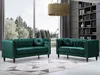 Couchgarnitur 3+2 - Samt - Grün - TURNER Produktbild-Vorschau 2