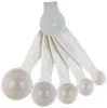 MESSLÖFFEL Set 5-teilig aus Kunststoff Grau Messbecher Produktbild-Vorschau 1