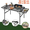 ACXIN Buitenmeubel, zwart, 120x60 cm, inklapbare Productafbeelding-voorbeeld 1
