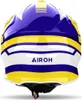 Airoh Aviator Ace 2 Sake Motocross Helm, gelb/blau/weiß, S  Produktbild-Vorschau 3