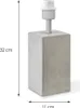 Home Sweet Home Tischlampe Sockel Säule 11/11/32cm - Beton Produktbild-Vorschau 5