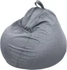 Pouf poire déhoussable BANANAIR 80 x 70 cm gris foncé Voir les images du produit 2