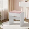 Tabouret/chaise VELVET pour coiffeuse, 45x45x28,6cm, Voir les images du produit 2