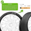 Auto Radkappen Radzierblenden 4er Set passend für alle Produktbild-Vorschau 3