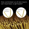 Bougies 100% en cire d'abeille, idéales pour la prière et Voir les images du produit 5