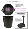 Pflanzkübel Malwa Strip weiß, ø 30 cm, Höhe 30.5 cm, Produktbild-Vorschau 3