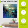 ARTland Poster Über allen Gipfeln Größe: 40x40 cm Produktbild-Vorschau 2