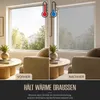 Meisterhome® Fenster Sonnenschutz mit Saugnäpfen - Hellgrau Produktbild-Vorschau 2