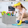 Vigevee Holzkorb für Kaminholz, großer Filzkorb Hellgrau, Produktbild-Vorschau 7