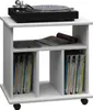 VCM Holz Media-Regal | Regal mit Rollen | Maße: H. 59 x B. Produktbild-Vorschau 2