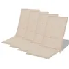Poduszki Na Krzesła Ogrodowe, 4 Szt., Kremowe, 120X50X3 Cm Podgląd zdjęcia produktu 13