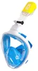 Aga Masque de plongée S/M bleu-blanc avec tuba pliable, Voir les images du produit 1