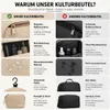 Reise Kulturtasche zum Aufhängen Beige, Kulturbeutel mit Produktbild-Vorschau 7