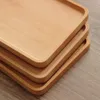 CANDeal 2 kusy dřevěných servírovacích talířů - buk - Náhled obrázku produktu 5