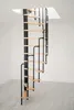Pertura Spindeltreppe Nox Buche massiv Ø 140 cm Schwarz 11 Produktbild-Vorschau 1