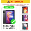 Klapphülle für Xiaomi Redmi Pad 2 mit 9H Schutzglas Produktbild-Vorschau 2