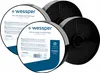 Two circular charcoal filters for a kitchen hood are shown, with packaging visible. Anteprima dell’immagine prodotto