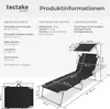 tectake® Gartenliege 4-stufig Produktbild-Vorschau 7
