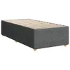Boxspringbett mit Matratze Dunkelgrau 90x190 cm Stoff Produktbild-Vorschau 7