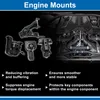 Lot De 4 Supports Moteur Avant, Arrière Et Droit Pour Voir les images du produit 3