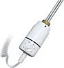A close-up shot of a white electric heating element with a thermostat dial. Voir les images du produit