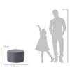 LUMALAND Sitzsack Pouf (50 L) - In- & outdoor - Stahlgrau Produktbild-Vorschau 13