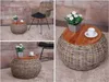 Tavolino HWC-M30, tavolino in rattan tavolino da fiori Anteprima dell’immagine prodotto 7