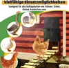 Aopunly Hliníkové automatické solární dveře pro kuřata, Náhled obrázku produktu 4