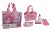 Johntoy Babypuppe Wickeltasche mit Zubehör - rosa Produktbild-Vorschau 3
