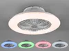 LED Deckenventilator STRALSUND Ø50cm Silber RGB Farbwechsel Produktbild-Vorschau 1