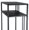 CALICOSY - Console haute en métal noir H90 cm - OLLI Voir les images du produit 6