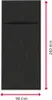 Westmark 6 Bestecktaschen Home, 24 x 9 cm, anthrazit, Anteprima dell’immagine prodotto 3