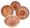 4er Set Linea gestreifte Spaghetti-Bowl Ø22,5cm 1,25L Produktbild-Vorschau 2