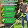 Akku-Rasentrimmer 21V mit 2 Akku und Ladegerät, 3-in-1 Produktbild-Vorschau 5