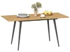 Rozťahovací jedálenský stôl HOMCOM 120/160 x 75 cm, Náhľad obrázku produktu 1