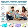 Axolotl Knautschball 4er Set, Sensorikspielzeug zum Drücken Produktbild-Vorschau 6