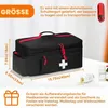 Trousse de premiers secours noire avec bandoulière, étanche Voir les images du produit 4