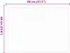 vidaXL Fußmatte Hellgrau 80 x 60 x 1,2 cm Teddystoff Produktbild-Vorschau 7