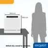 Exquisit Geschirrspüler GSP508-030D weiss | Spülmaschine 55 Produktbild-Vorschau 6