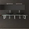 Alpenberger Design Doppel-Glaswaschschale Schwarz aus Produktbild-Vorschau 6