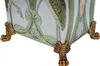 Vase Schale Pflanzschale Vogel Porzellan Messing Antik-Stil Produktbild-Vorschau 5