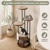 KOMFOTTEU, albero per gatti di 183 cm, tiragraffi per gatti Anteprima dell’immagine prodotto 3