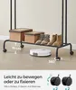 SONGMICS Kleiderständer auf Rollen 2 Kleiderstangen Produktbild-Vorschau 5