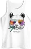 Herren Tank-Top Panda Bär Aufdruck Tiermotiv mit Produktbild-Vorschau 2