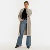 Knit Factory Marlo Lange Strickjacke - Iced Clay - 36/38 Produktbild-Vorschau 2
