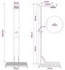 vidaXL Gartendusche 210,5 cm Massives Akazienholz und Produktbild-Vorschau 8