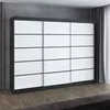 Schwebetürenschrank, 3-türig Schrank 200 cm mit 4 Produktbild-Vorschau 1
