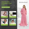 heimtexland ® Ärmeldecke TV Kuscheldecke mit Ärmeln Taschen Produktbild-Vorschau 4